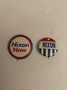 Nixon (2) Political Pin Back Buttons P13 - Picture 1 of 3