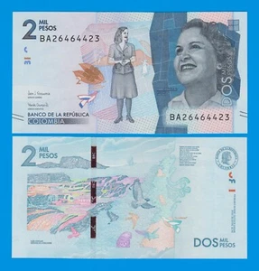 Colombia 2000 Pesos P 458d, 2018 UNC ( P 458 d ) 2 MIL - Picture 1 of 1