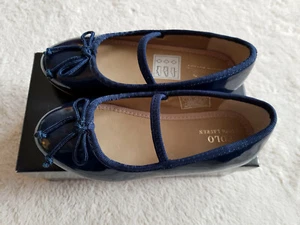 NIB $85 Polo Ralph Lauren Nellie Leather Ballet Flat, girls size 9 - Picture 1 of 12