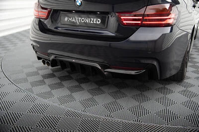 Heckdiffusor V.2 für BMW 4er F32 F33 F36 M-Paket Maxton Design Hochglanz schwarz - Bild 1 von 4