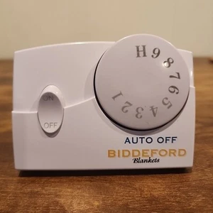 Biddeford TC11BA Electric Heating Blanket Controller White Heat Control Tested  - Picture 1 of 4
