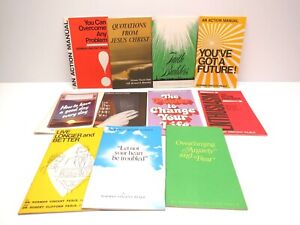 10pcs Lot Vintage Evangelical Pamphlets 1970s Norman Vincent Peale Christian