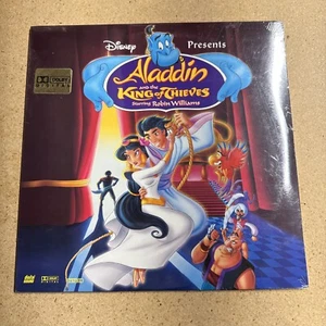 SEALED Aladdin And The King Of Thieves LASERDISC Disney - Picture 1 of 2
