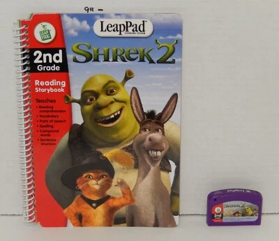 Leap Frog LeapPad 2nd Grade Reading Shrek Story Book Cartridge - Image 1 of 3
