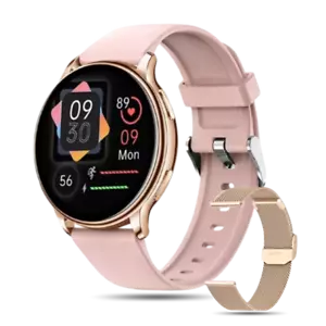 Reloj inteligente premium de moda para mujeres rastreador de fitness ritmo cardíaco oxígeno temperatura GPS - Imagen 1 de 28