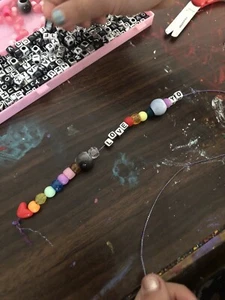 Handmade by Clementine Beaded Bracelets, customizeable letters for your name etc - Picture 1 of 2