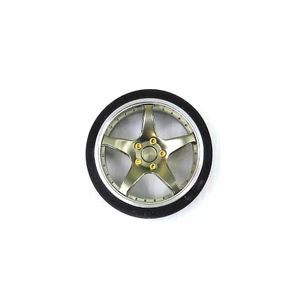 5 Spoke Transmitter Steering Wheel fit most transmitters Silver/Gunmetal - Picture 1 of 4