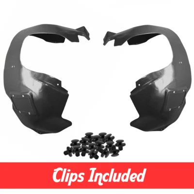 Front Left & Right Fender Liner Set w/ Clips For 2010-2013 Chevrolet Camaro SS - Image 1 of 4