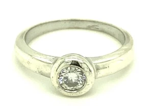 sterling silver With Moissanite Center Stone - Picture 1 of 7