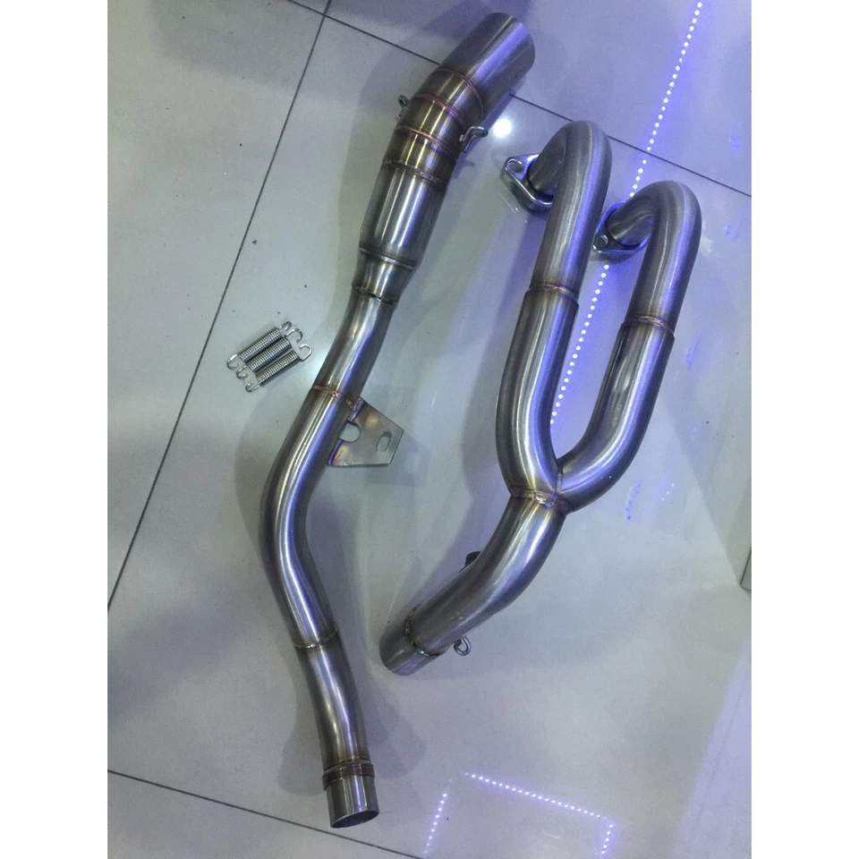 Motorcycle Exhaust System Header Assembly Fits For Kawasaki Ninja 250R 2008-2012 - Image 1 of 3