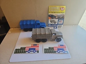 VictoryBuy Toys Combat Convoy 2.5 Ton M34 Cargo Trucks - Blue & Gray New - Picture 1 of 3