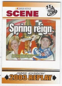 2004 PRESS PASS JIMMIE JOHNSON SPRING REIGN CARD #83 LOWE'S - Picture 1 of 2