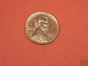 1960 D Cent D OVER D BN/RED AU/AU+ US ERROR COIN - Foto 1 di 2