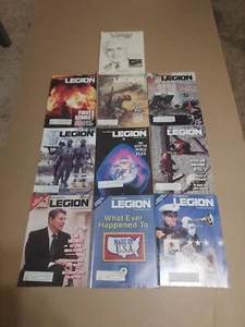 VTG 1985/86 The American Legion Magazine / VFW Magazine Lot of 10 issues. - Picture 1 of 6