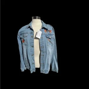 Demin Jacke mit Patches - Bild 1 von 5