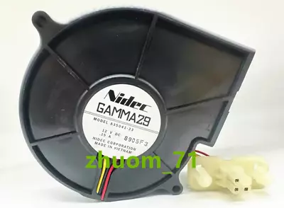 1PC NIDEC 9730 9330 A35041-33 DC12V 0.15A 9.7CM Turbofan, blower, fan - Image 1 of 3