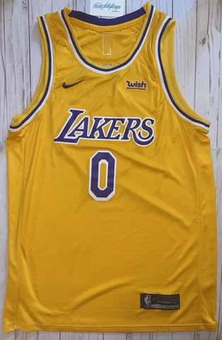 Nike Swingman Jersey Russell Westbrook NBA #0 Los Angeles Lakers Basketball EUC Cover