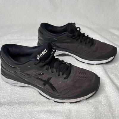 Zapatos para correr ASICS Gel Kayano 24 para mujer 9,5 negros FlyteFoam Dynamic Duomax Foto 1 de 4