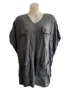 TRENERY S M wool angora cashmere GREY oversize KNIT TUNIC dress top COUNTRY RoaD - Picture 1 of 12