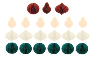 Colgante de Navidad para adornos de árbol - juegos de 6 - gran selección - bolas de árbol de Navidad - Imagen 1 de 5