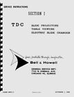 Bell & Howell TDC Slide Projectors Service & Repair Manual Reprint