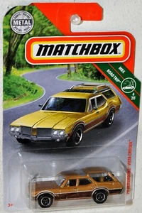 Matchbox 2019 #13 '71 Oldsmobile Vista Cruiser gold MOC MBX Road Trip #4 FYR65 - Picture 1 of 2