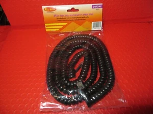 VINTAGE NEW  25 Ft LONG NEW Handset Cord Phone Curly Coil Receiver Telephone - Picture 1 of 4