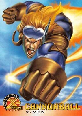 CANNONBALL / 1996 Fleer X-Men Walmart BASE Trading Card #4 - Image 1 of 2