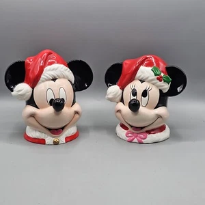 Disney Minnie Mouse Con Sombrero de Papá Noel Musical Jingle Bells De Colección Raro  - Imagen 1 de 9