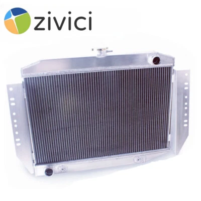 3 Row All Aluminum Radiator For 72-88 1990 JEEP CHEROKEE WAGONEER J10 J20 5.9 V8 - Image 1 of 4