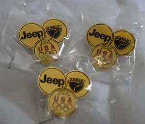 3 - 1994 Jeep Eagle Olympic Pin USA Team Lillehammer Cars Auto HoHo NYC ~ UD7 - Picture 1 of 4