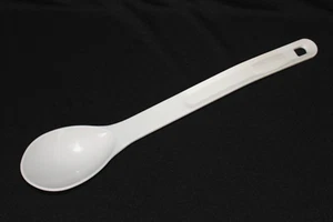 Cuchara de cocina/servir Rubbermaid blanca sólida de colección resistente 12,5" #1973 - Imagen 1 de 10