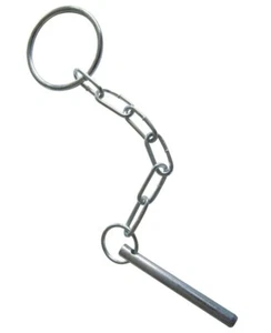 Pasador y cadena de caballete 4 pasadores de soporte de banda andamio caballetes andamio - Imagen 1 de 8