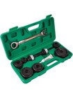 Manual Knockout Hole Punch Driver Kit Electrical Conduit KO Tool Set 1/2 to 2 in