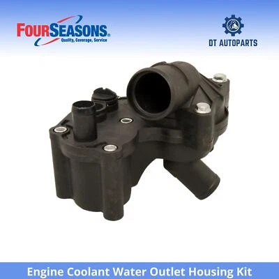 01-05 Ford Explorer Sport Trac Engine Coolant Water Outlet Housing Kit 4 Seasons - Image 1 of 4