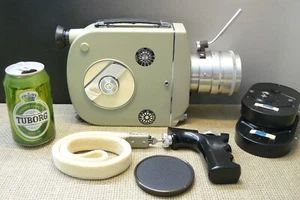 Vintage UdSSR /Russische Filmkamera KRASNOGORSK - 1 + Pentovar 16 Zoomobjektiv (439) - Bild 1 von 17