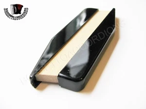Accordion Key Tops Double Black Keytops 94 mm with Wood Made in Italy - Picture 1 of 5