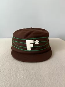 Golf le Fleur x Ebbets Field Flannels Pillbox Hat - Size 7 1/2 - Brown - NEW - Picture 1 of 5