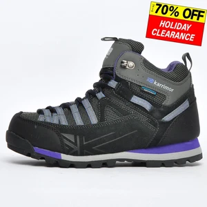 Karrimor Premium Spike Mid 3 Women's Waterproof Walking Hiking Boots Black