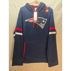 NFL offical New England Patriots Pullover Hoodie Mens Sz XL Blue Kangaroo Pouch - Picture 1 of 7