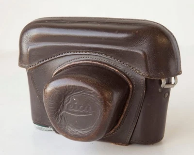 Leica E. Leitz Wetzlar Brown Leather Camera Case Made in Germany - READ - Image 1 of 4