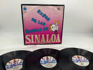 EXITOS DE LAS BANDAS DE SINALOA (GAS 3x VINYL LP MEXICO) NM- (rare!) - Picture 1 of 13