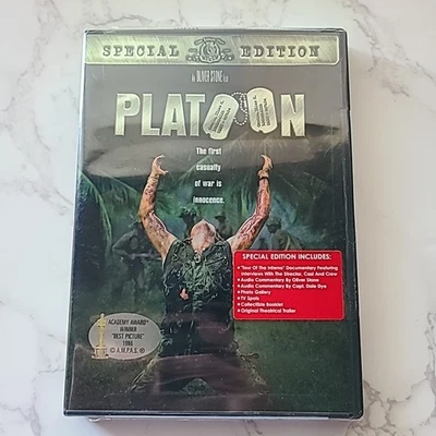 MGM Platoon NEW DVD 1986 Special Edition With Commentary, Collectible Booklet - Image 1 of 4