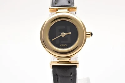 ▶️ [N ESTADO PERFEITO] Vintage FENDI Orologi 320L 23mm Relógio Feminino de Quartzo com Mostrador Dourado - Imagem 1 de 4