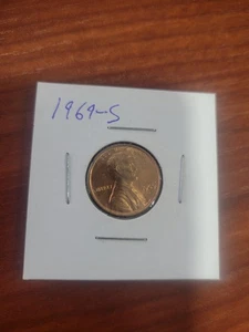 1969 S Lincoln Wheat Penny - Picture 1 of 9