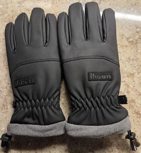 Ihuan Thermo Winterhandschuhe schwarz Kunstfellfutter in Damen Größe XS - Bild 1 von 13