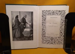 Agnes, Mrs. Oliphant, HC, Hurst and Blackett. No Copyright, Victorian Fiction - Foto 1 di 13