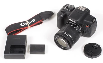 Canon EOS Rebel T3i Digital SLR Camera w/ 18-55mm Lens - Image 1 of 4