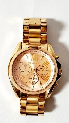 Michael Kors MK5503 Bradshaw Chronograph Rose Gold Bracelet Dial Women's Watch - Image 1 of 4