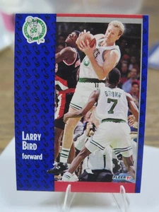 Larry Bird 1991-92 Fleer #8 Boston Celtics HOF Basketball Card - Picture 1 of 2